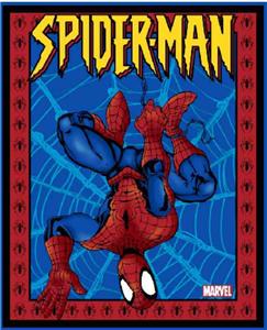 ****FLAW white dots on section of border LARGE SPIDERMAN PANEL - Click Image to Close